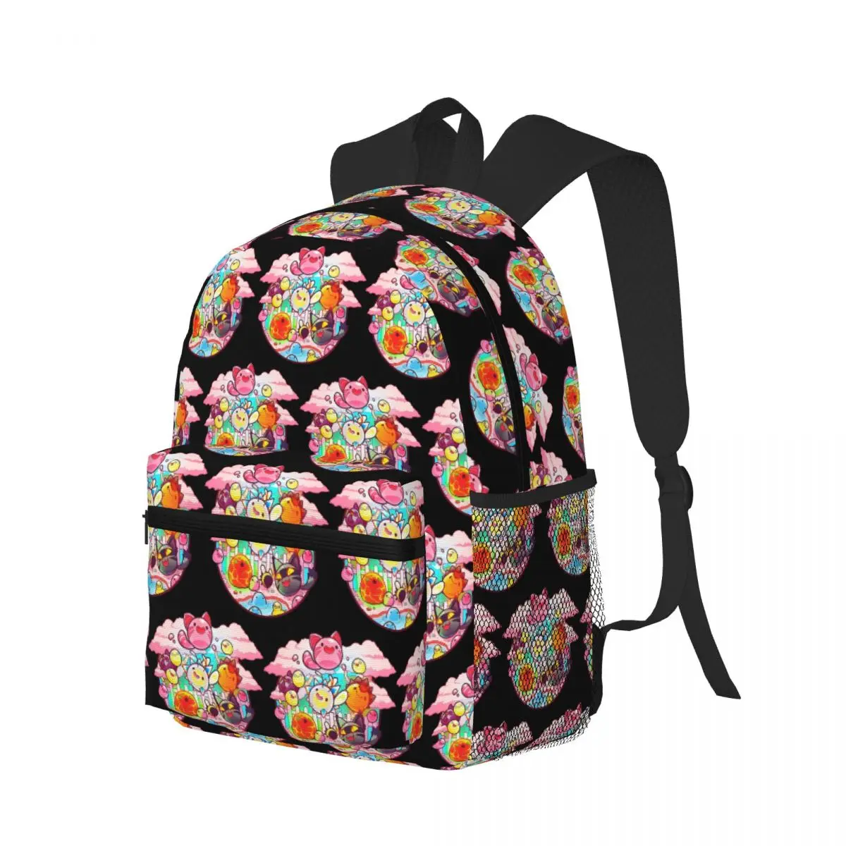 

Game Slime Rancher Chibi Monsters Student Backpack School Bag Hiking Travel Daypack for Men Women Bookbag Shoulder Bags
