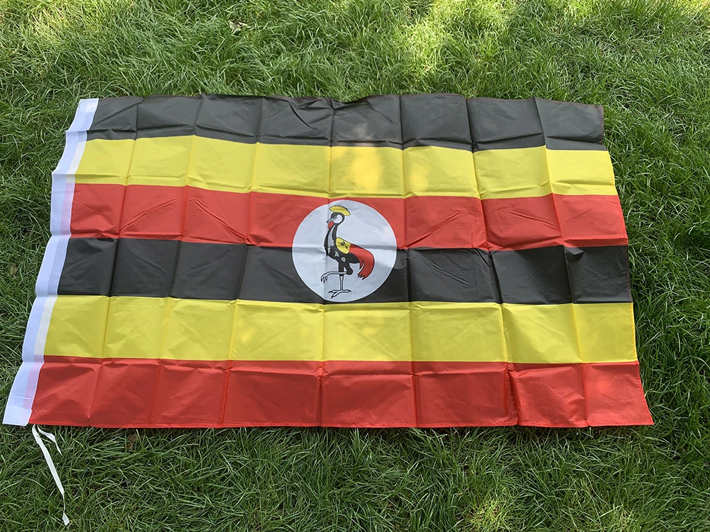 Bandera de Uganda SKY de poliéster colgante para exterior e interior - imagen 5