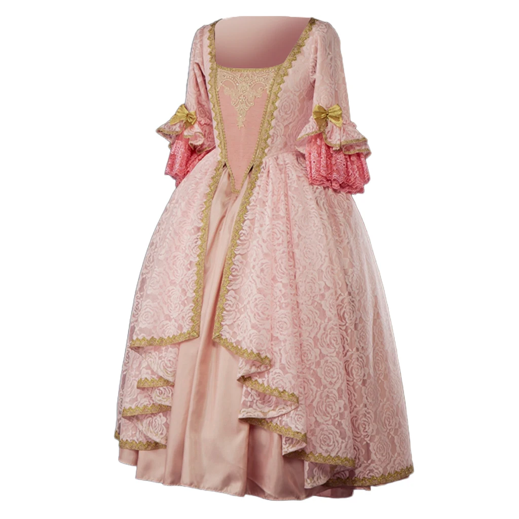 Women Baroque Rococo Princess Palace Dress Medieval Renaissance Victorian Colonial Civil War Southern Belle Ball Gown