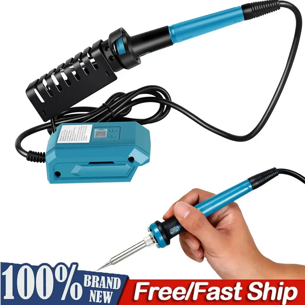 

60W Cordless Electric Welding Tools Soldering Iron for Makita 18V Li-ion Battery 300-510℃ Adjustable Internal Heating