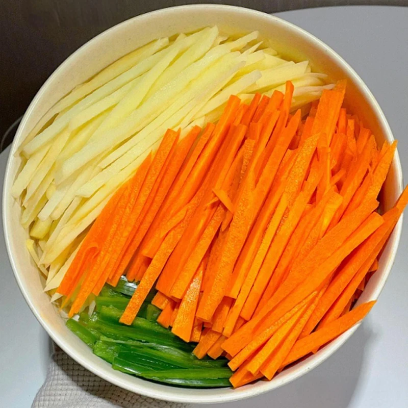 الصناعية عالية الجودة براعم الخيزران الجزر الموز البطاطس البصل رقائق آلة تقطيع #5