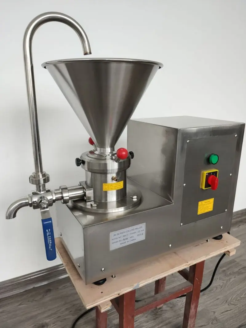 JMS60 Molino Coloidal Sesame Processing Grinding Machine Tahini Grinder Small Shea Milk Peanut Butter Make Machine