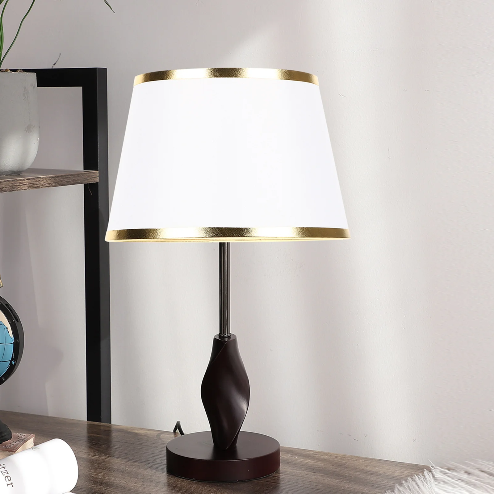 

Fabric Lamp Shade Replacement Soft Warm Light for Bedroom Living Room Hotel Restaurant Decorative Lamps for Adults Vintage