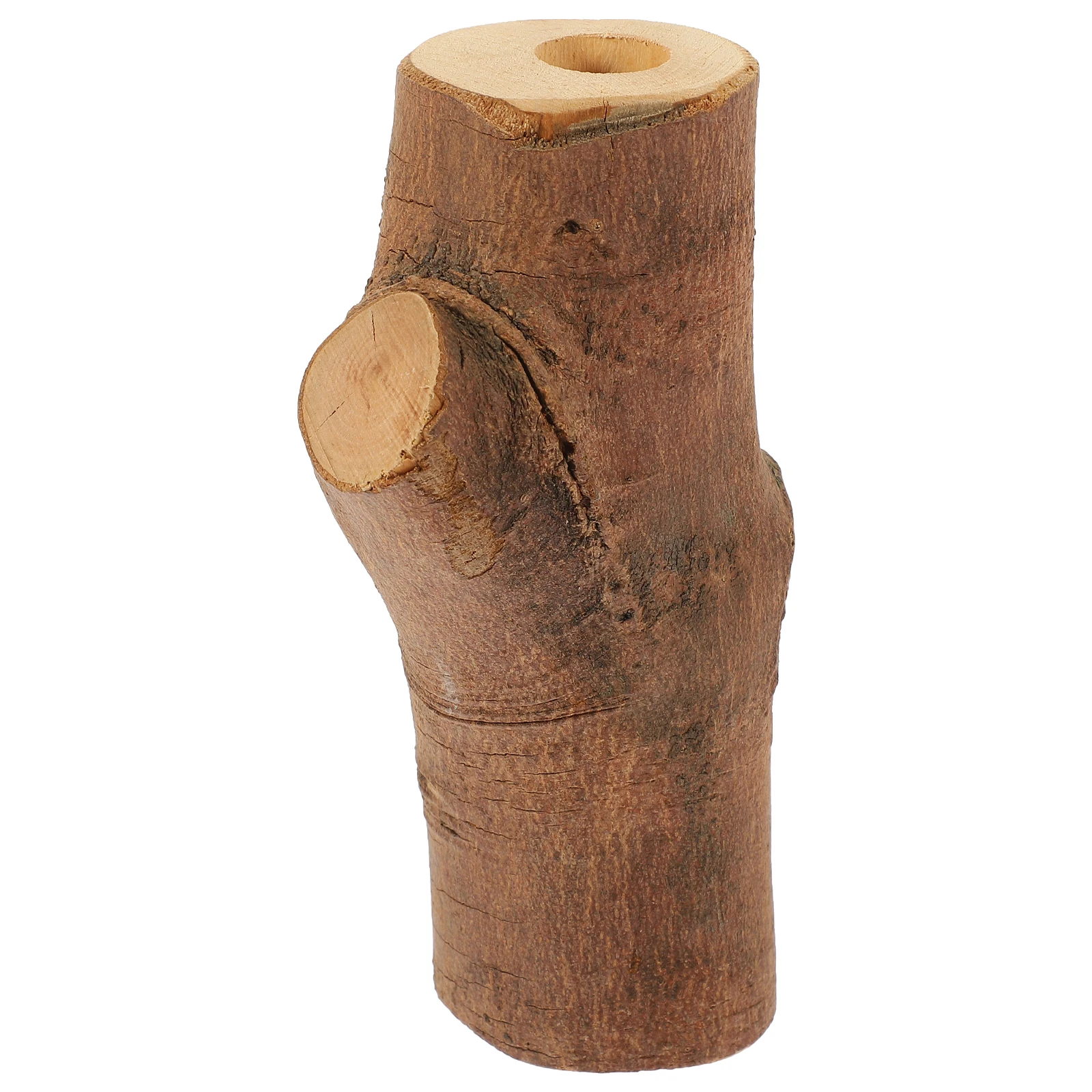 

Zen 16CM Home Desktop Home Decoration Creative Tabletop Wood Craft Creative Wooden Vase Fit Various Vase Decor Styles