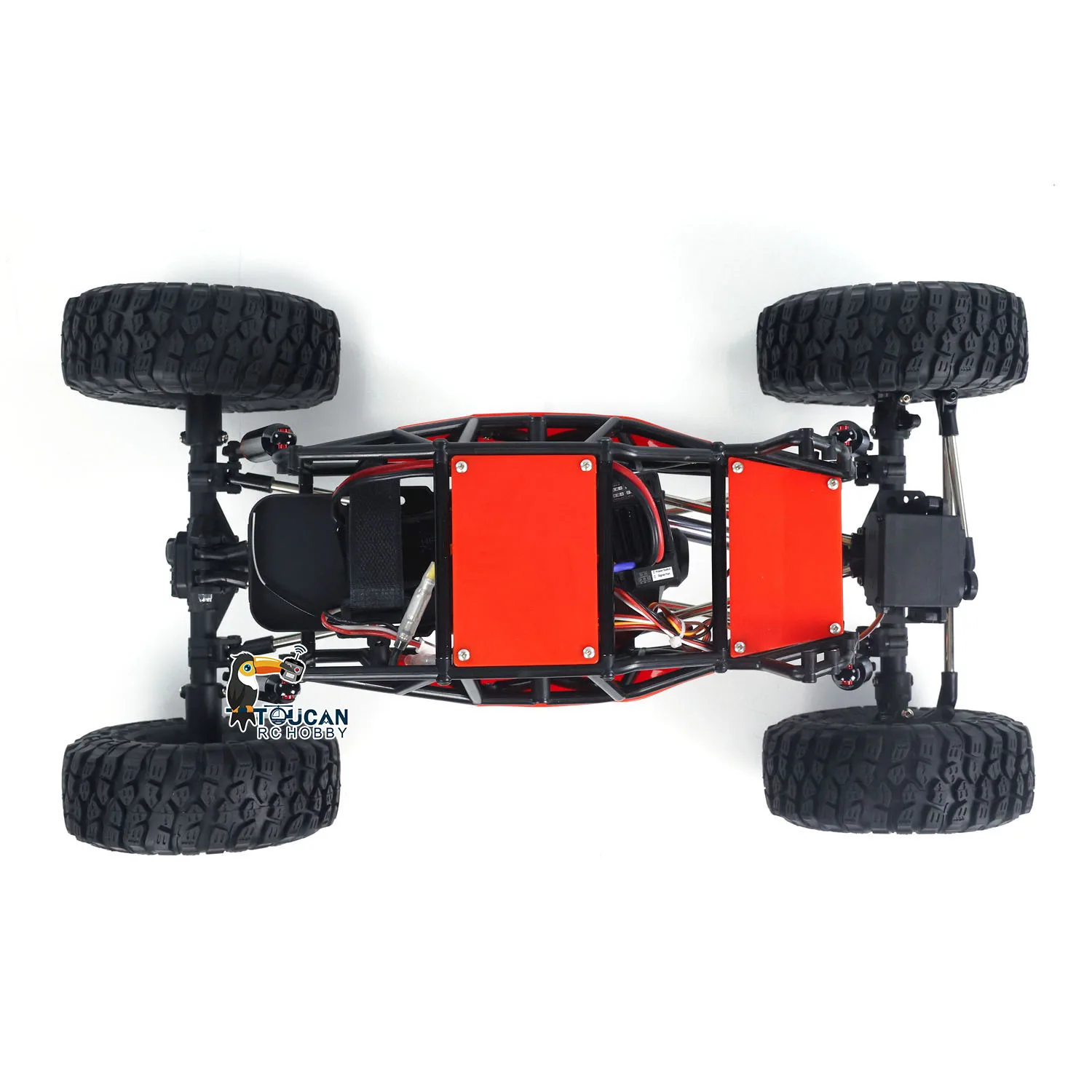 RC 1/10 Bilancia Veicoli Fuoristrada Auto da Arrampicata 4*4 Telecomando Rock Crawler Camion Elettrico con Batteria Cavo di Ricarica USB