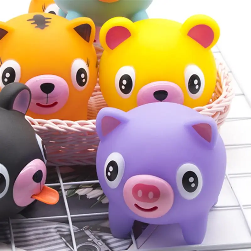 

Cartoon Animal Piggy Stress Relief Vent Ball Anti Stress Pink Pig Squeeze Anxiety Relief For Kids Adults Child Gifts