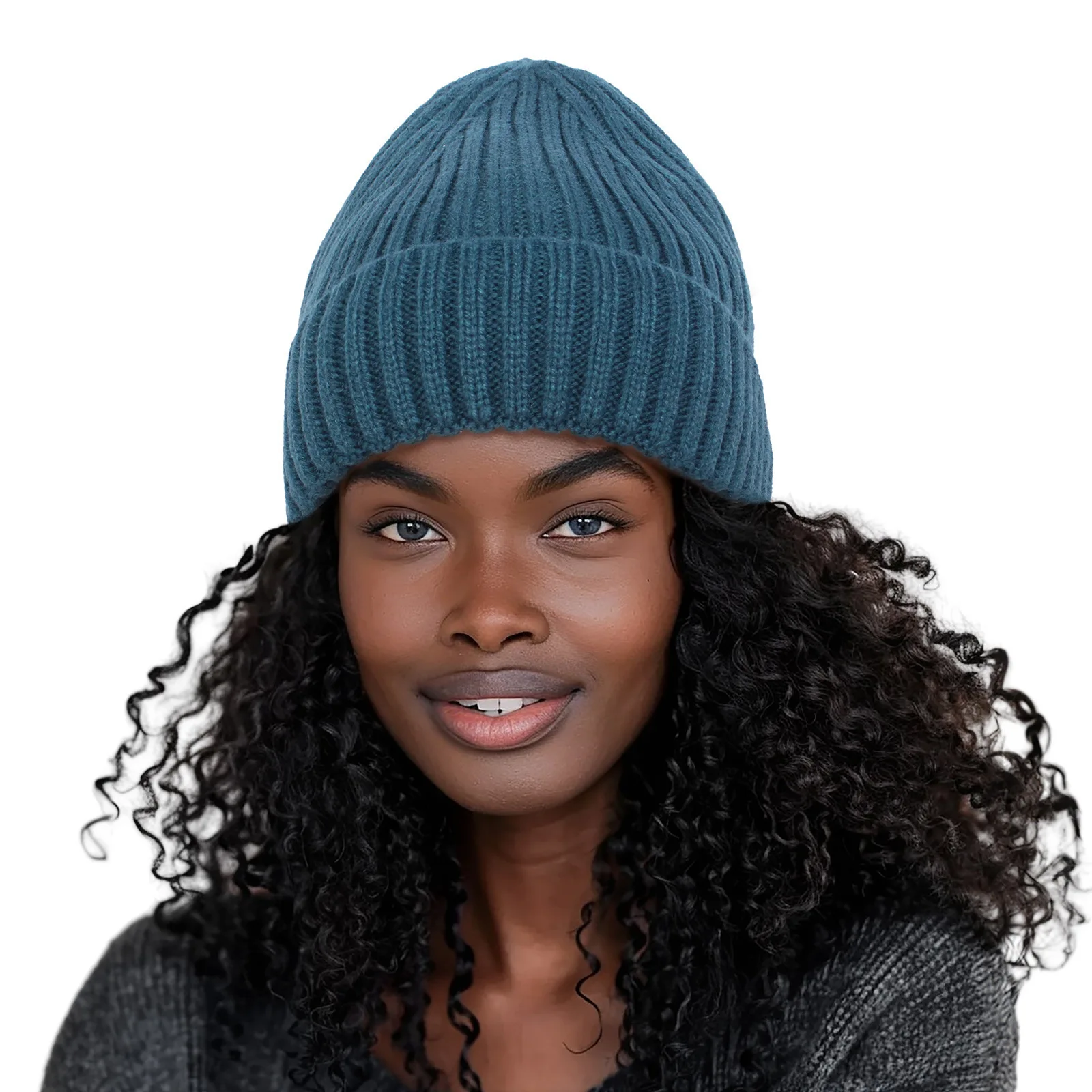 

Модная кепка Hugger Toque, чулки на голову, осень-зима, популярная шапка, женская теплая шерстяная универсальная пуловер, вязаный уличный пуловер B8M43
