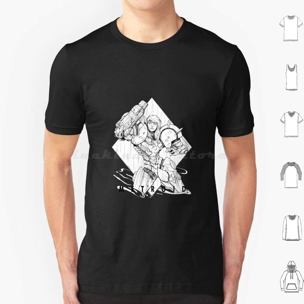 Metroid Pain T Shirt Big Size 100% Cotton Metroid Metroid Primal Metroid Dread Metroid Samus Aran Samus Dread Super Metroid