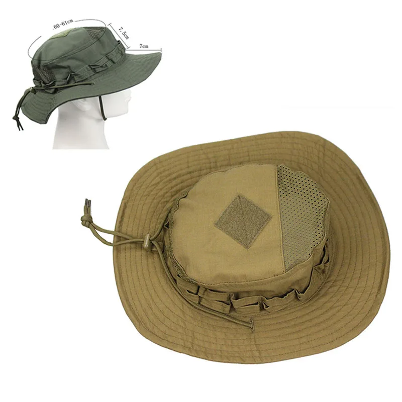 

Tactical Camouflage Bucket Hat Boonie Hats Multicam Summer Cap Hunting Hiking Outdoor Fishing Camo Caps for Men