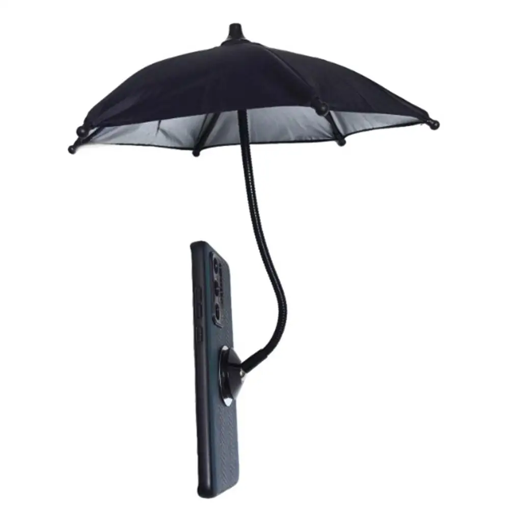 Przenośny magnetyczny uchwyt na telefon komórkowy Mini parasol Wodoodporny z uchwytem Zewnętrzny uchwyt na parasol przeciwsłoneczny do iPhone\'a