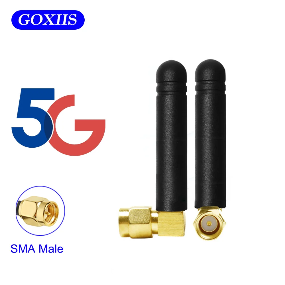 1-шт-5g-4g-3g-Антенна-3dbi-600-6000-МГц-sma-male-для-роутера-модема-усилителя-сигнала-медный-стержень