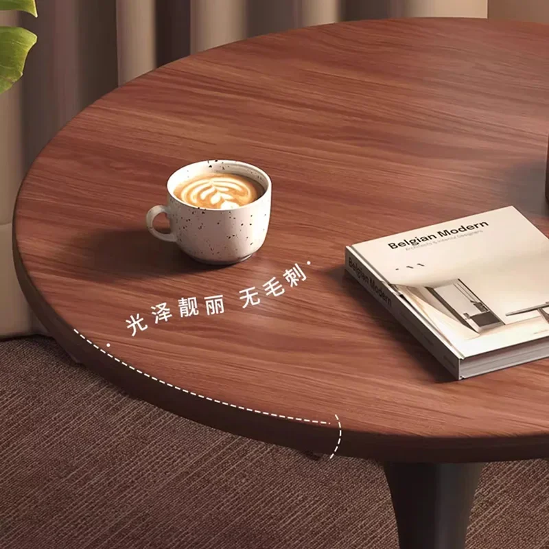 الشمال أريكة خشبية صلبة طاولة جانبية الحديثة الرجعية الأصلي مصمم مقهى طاولات الشاي الحديد الفن مقهى الأثاث Teapoy FYCT