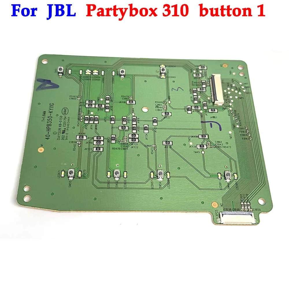 Original brand new Button 1/2 For JBL Partybox 310 button 1 button 2 Bluetooth Speaker Motherboard Connector