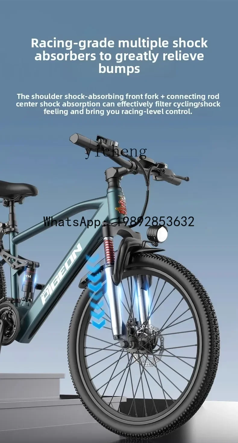 Rower elektryczny górski AB Flying Pigeon, terenowy, dla dorosłych, męski i damski, mobilny, z baterią litową.