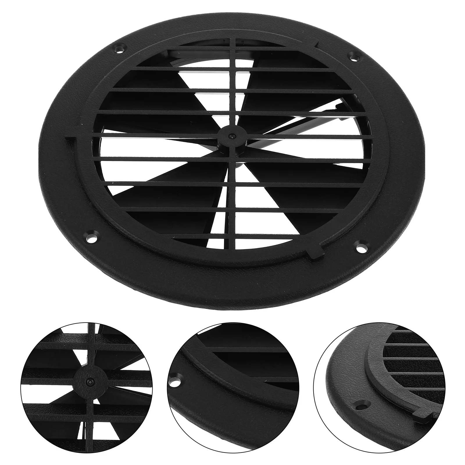 

Luxury Round Air Vent Outlet Cover for Rv Yacht Trailer Multifunctional Ventilation Grille with Elegant Louver Design Ensures
