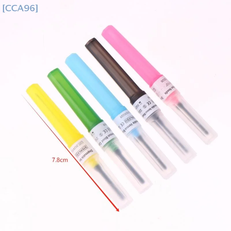 【CCA96】10Pcs Disposable Direct Insertion Blood Collection Needle Pet Vein Blood Collection Device
