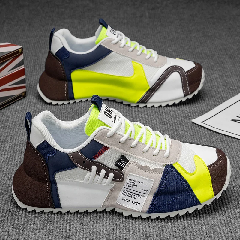 أحذية ELUVA الرجالية الرياضية كاجوال للمشي، غير قابلة للانزلاق، مريحة ومسامية، أحذية رياضية للجري للرجال والرياضات الخارجية #2