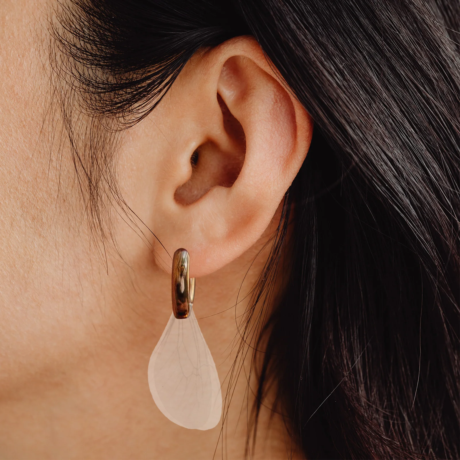 

White Dragonfly Wings Hanging Decoration Craft Wall Art Crafts Cloth Dragonflies Charms