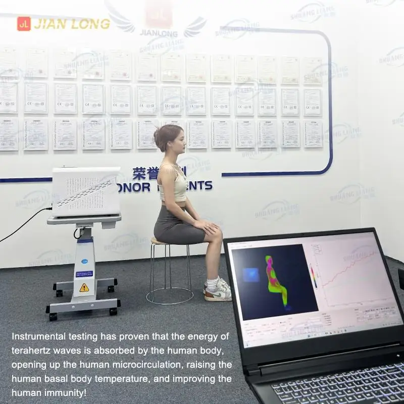 2025 THZ 주파수 치료 테라 헤르츠 치료 장치 Gua Sha Magnetoterapia 기계 생체 공명 치료 통증 완화