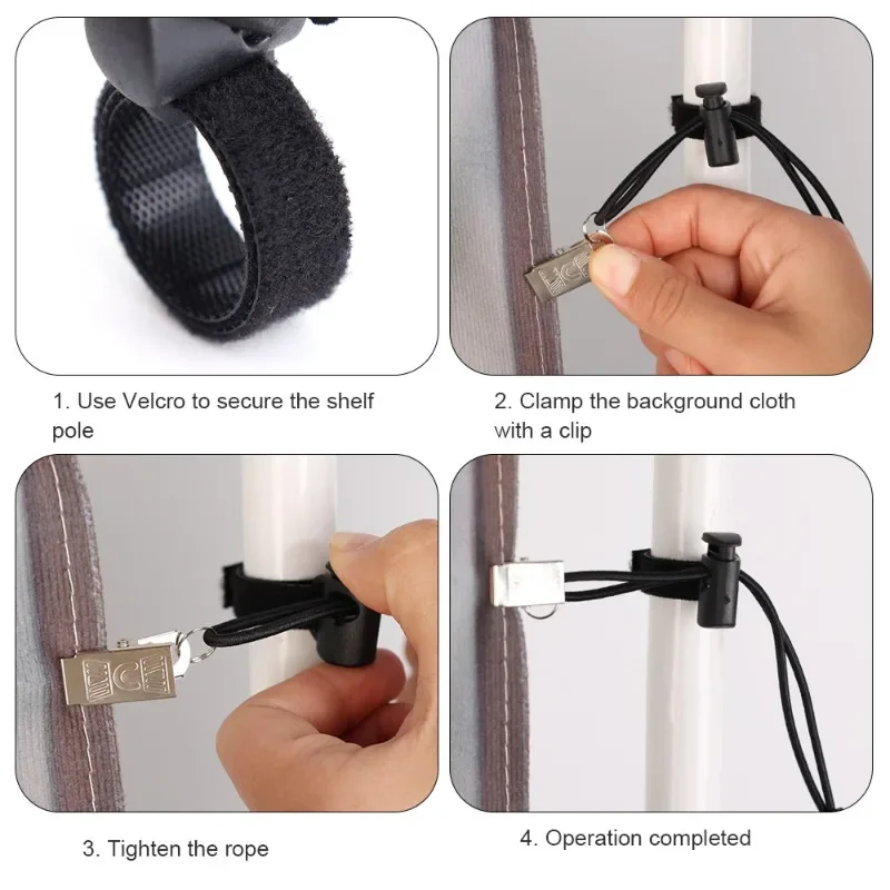 1/20PCS Backdrop Support Clips Photography Fixed Backdrop Side Clips Multipurpose Side Clips Adjustable Pants Edge Fixing Clamps