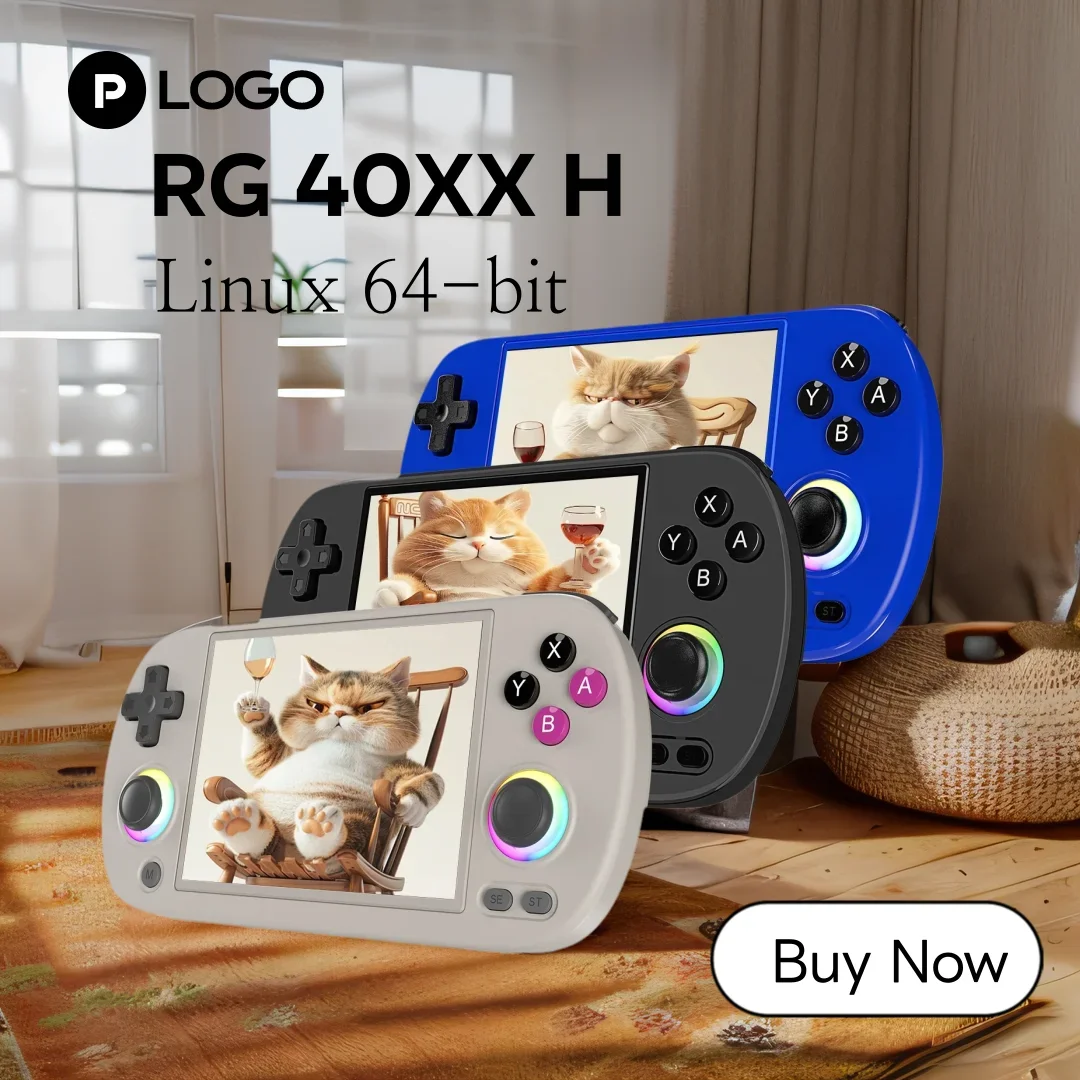 

ANBERNIC RG40XX H Retro Handheld Game Console 4.0 "IPS Screen Video Player Linux 5G WiFi Bluetooth 256G 300 + PSP Games Gift