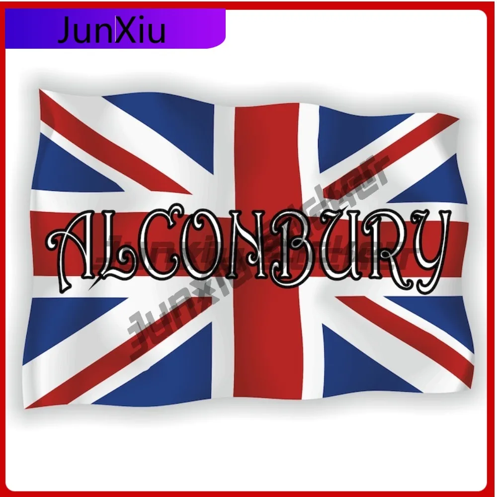 

Alconbury Huntingdon United Kingdom Flag Sticker Custom Decals Decorative Adventure Motorcycle Stickers Camping Car Cover Waterp