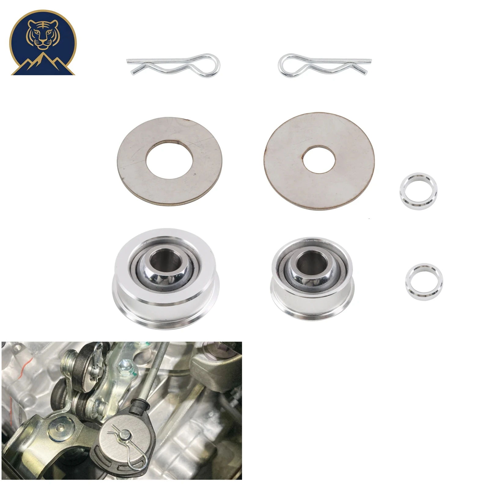 Billet Spherical Bushings Upgraded for 2023+ Toyota GR Corolla Manual Shifter Cable