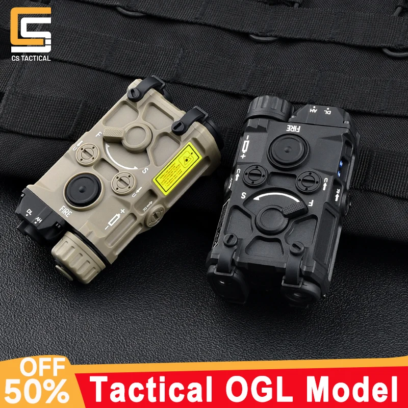 WADSN Tactical OGL Laser Model Nylon Plastic No Functional Version NO White Light Function Battery Dummy Weapon Rifle Accessory