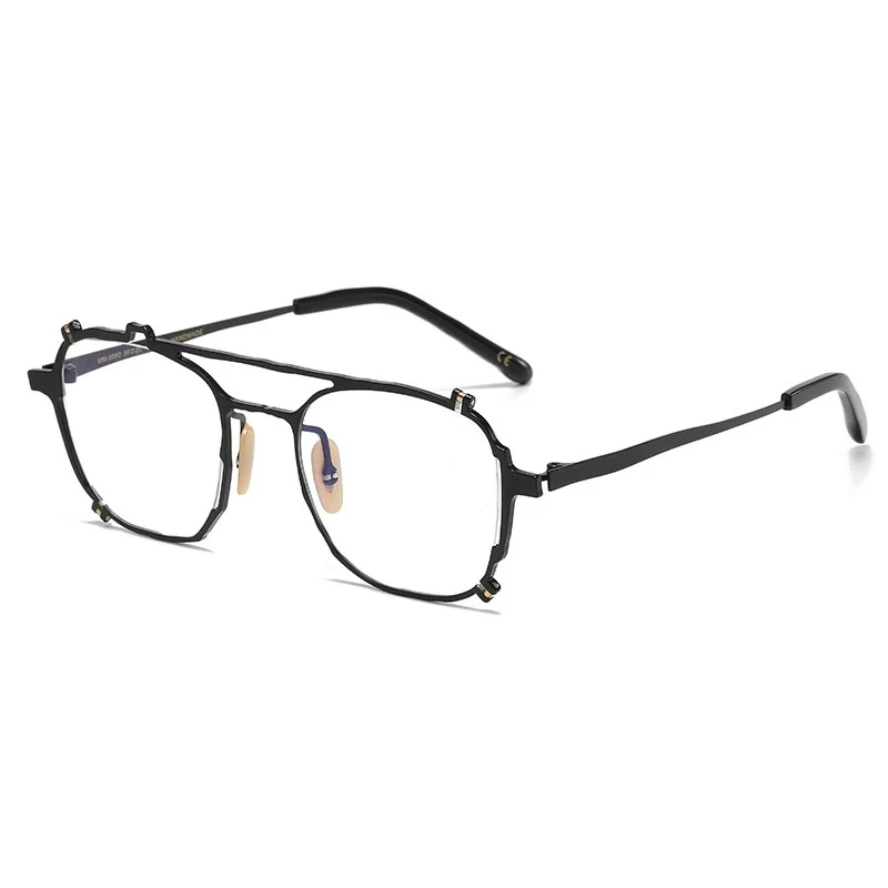 Belight оптическая японская диссиметрическая дизайнерская винтажная круглая ретро оправа для очков ручной работы из чистого титана по рецепту линзы MM0080