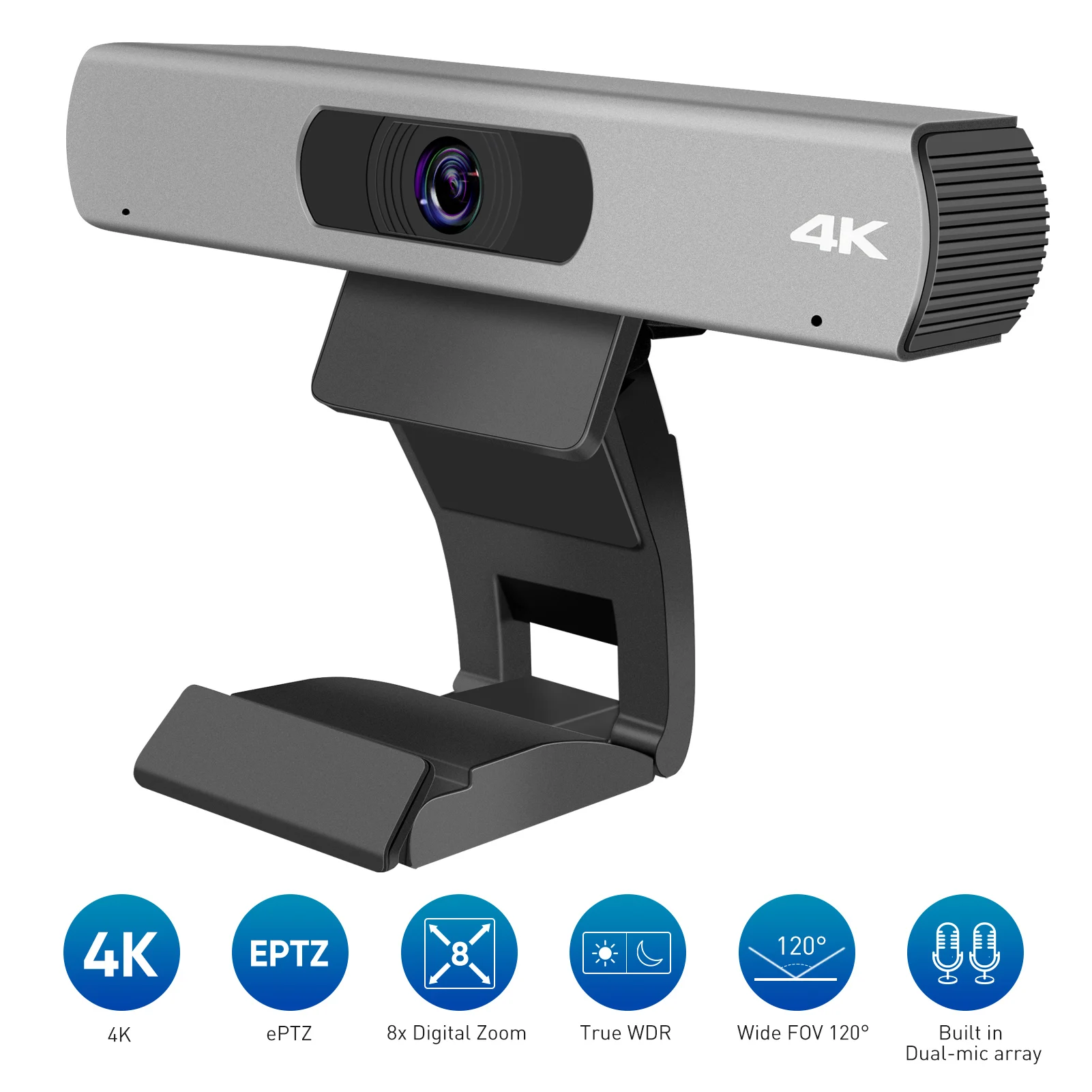 rally bar usb camera auto framing USB 3.0 speaker tracking AI tracking 4K@30fps Ultra HD Autofocus Video Conference Camera