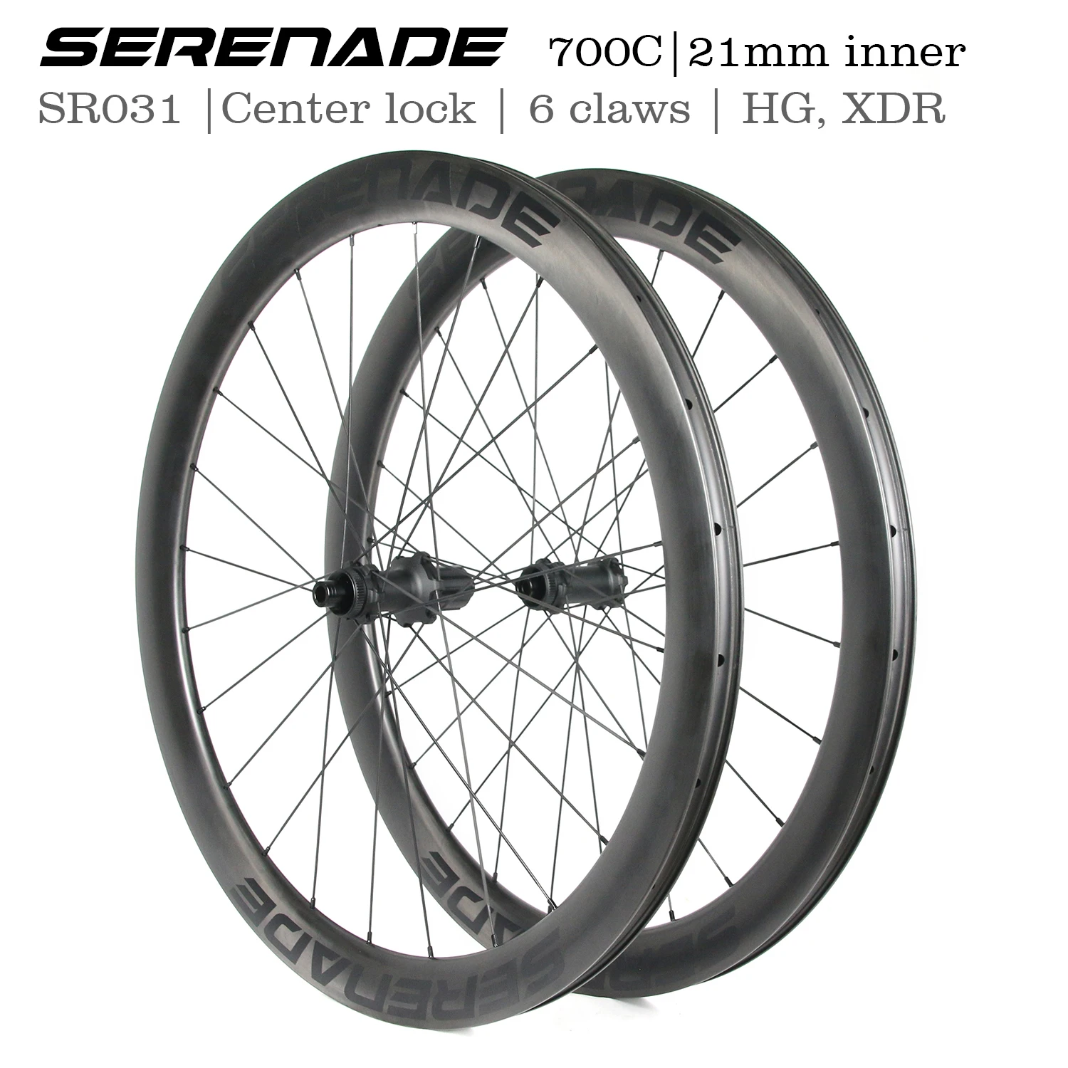 Loudest entry level 700c Road Carbon Wheels UD Finish Clincher Carbon Rim Tubeless Ready Pillar Nipple 1423 Spokes Racing Wheel