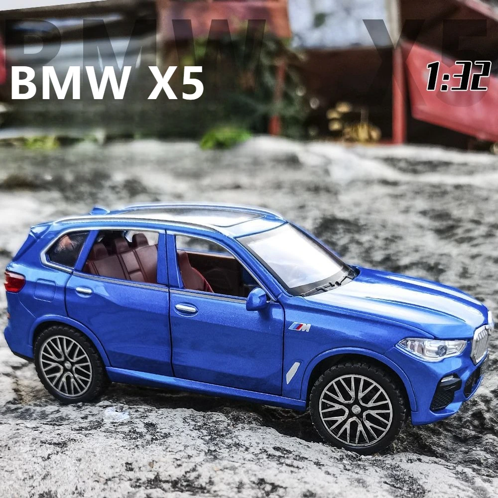 

1:32 BMW X5 SUV Alloy Car Model Diecasts & Toy Vehicles Metal Toy Car Model Simulation Sound and Light Collection Gift