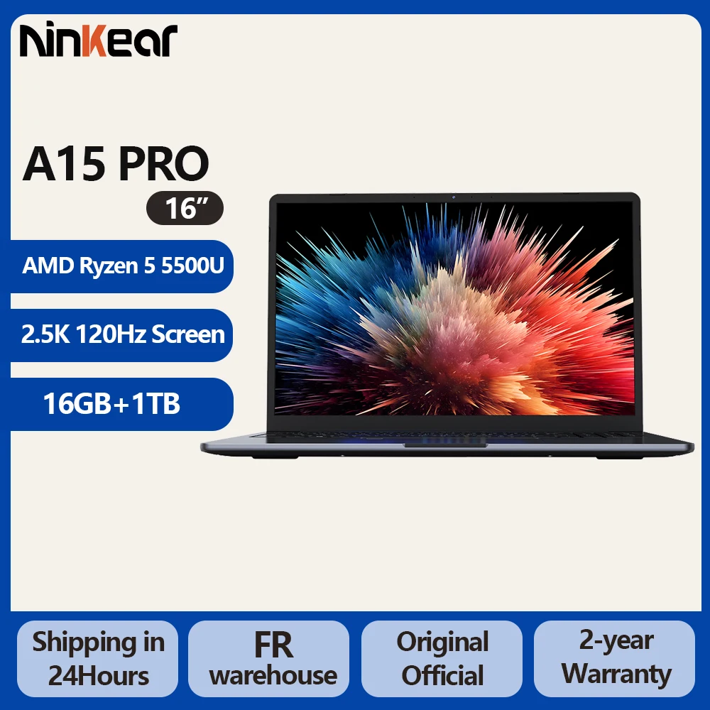 Portátil Ninkear A15 Pro 16GB 1TB
