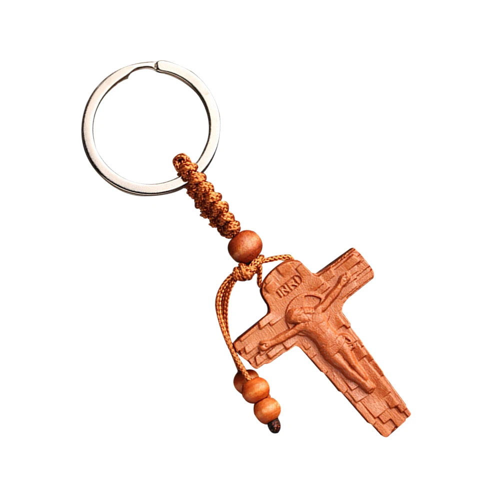 

20pcs Keychain Handmade Premium Durable Perfect Pendant Bag Backpack Car Key Classic Cross Design Creative Gift Cartoon