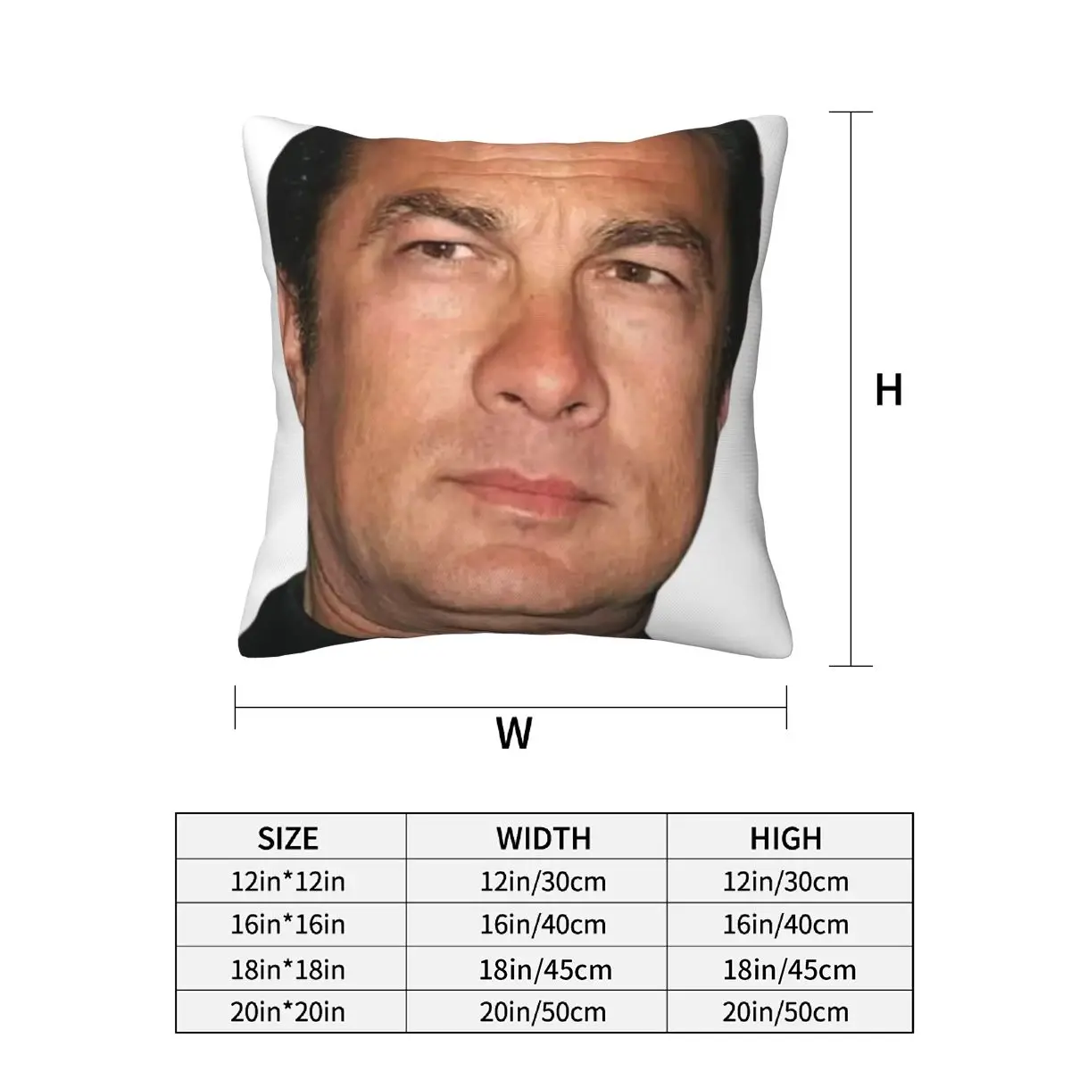 ستيفن سيجال 2 قطعة غطاء وسادة مربع وسادة ديكور الراحة رمي وسادة للأريكة المنزلية