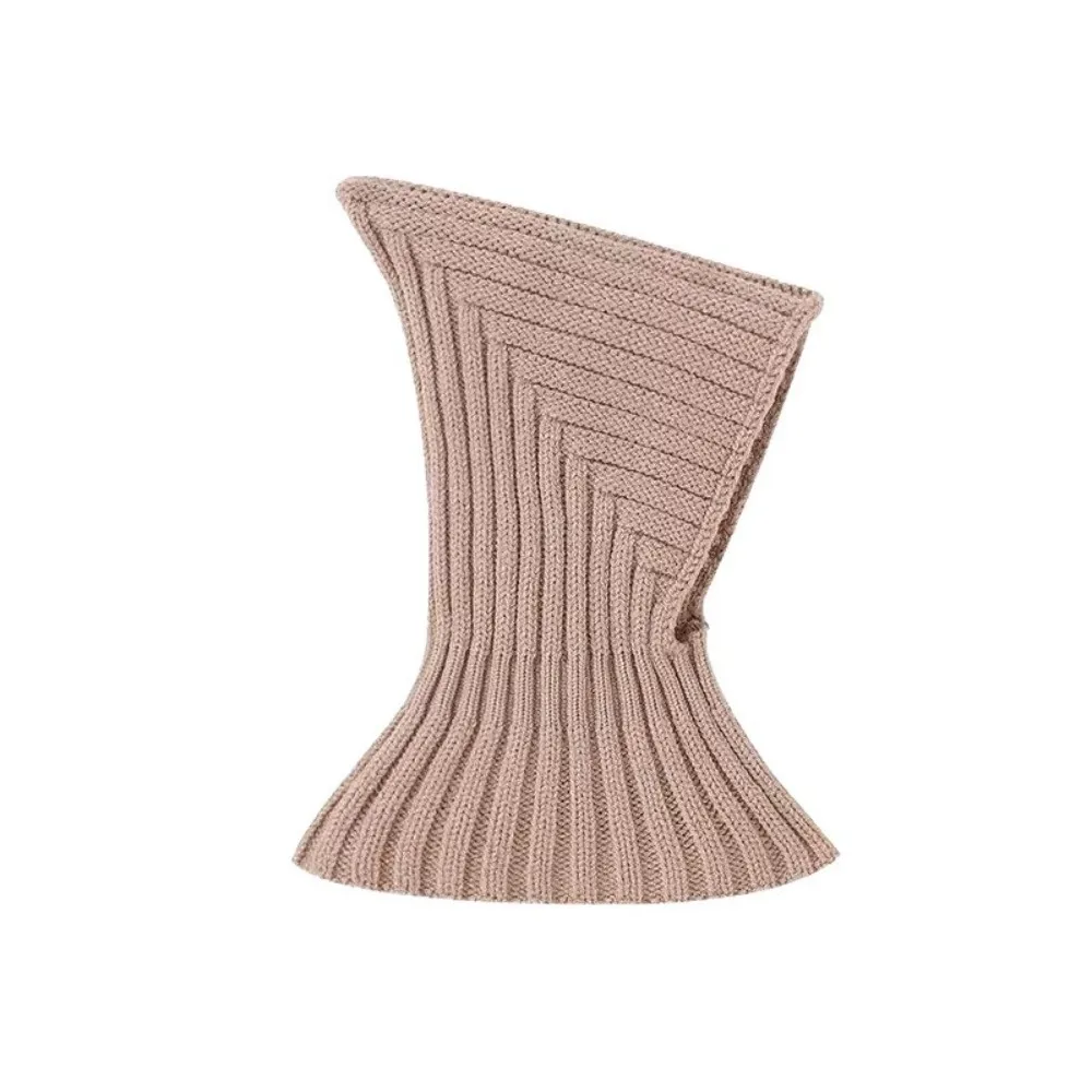 New Warm Baby Hat Scarf Set Windproof Coldproof Ear Protection Hat Integrated Knitted Balaclavas Kids