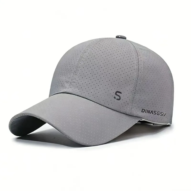 1 piece of summer quick drying mesh breathable outdoor sports duckbill cap for men and women sun shading baseball cap