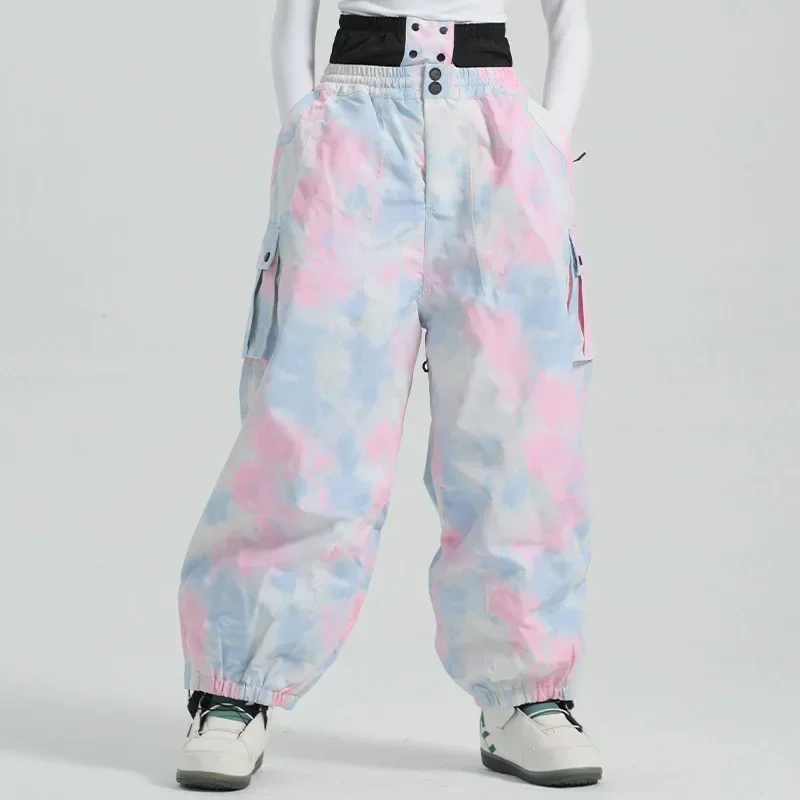 Men\'s Women\'s Skiing Snowboarding Tousers New 2025 Loose Snow Pants Winter Ski Pants Windproof Warm Waterproof Outdoor Sports