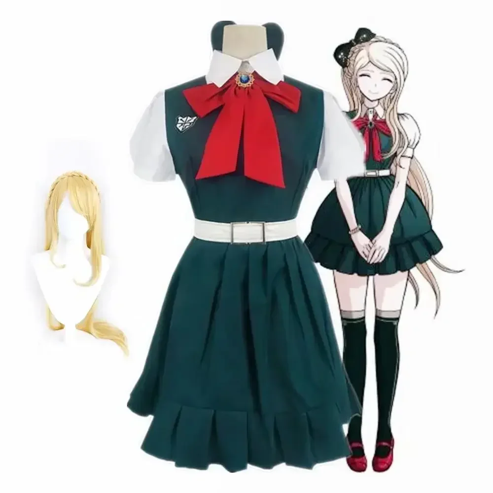 Robe de Cosplay Anime style uniforme scolaire pour femmes, Danganronpa 2 Despair Sonia Nevermind, pour fête d'halloween, nouvelle collection