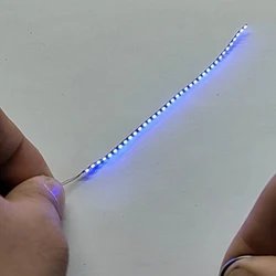 1PCS Width 1mm Soft Light Strip Length 10cm Trimmable Bendable Colorful Chassis/Ambient Lights for Model Car Modification Lamp