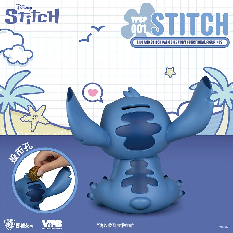 Disney Stitch & Angel Piggy Bank Figure Stitch Angel Interstellar Ornament Anime Character Children'S Surprise Kawaii Funny Gift