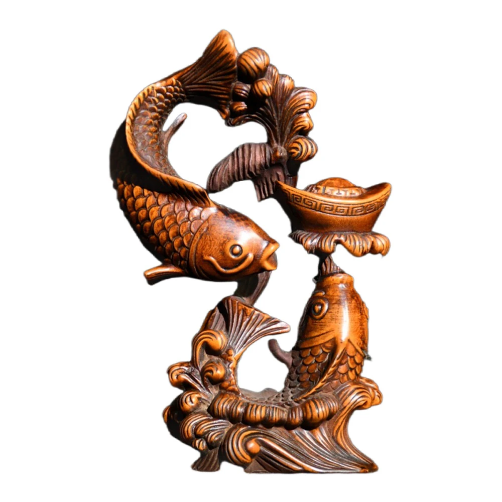 Sculpture sur bois chinois, Sculpture de Couple en bois, décoration de maison, Harmony Unity Joy Bliss Union, Concord de prospérité, Amity