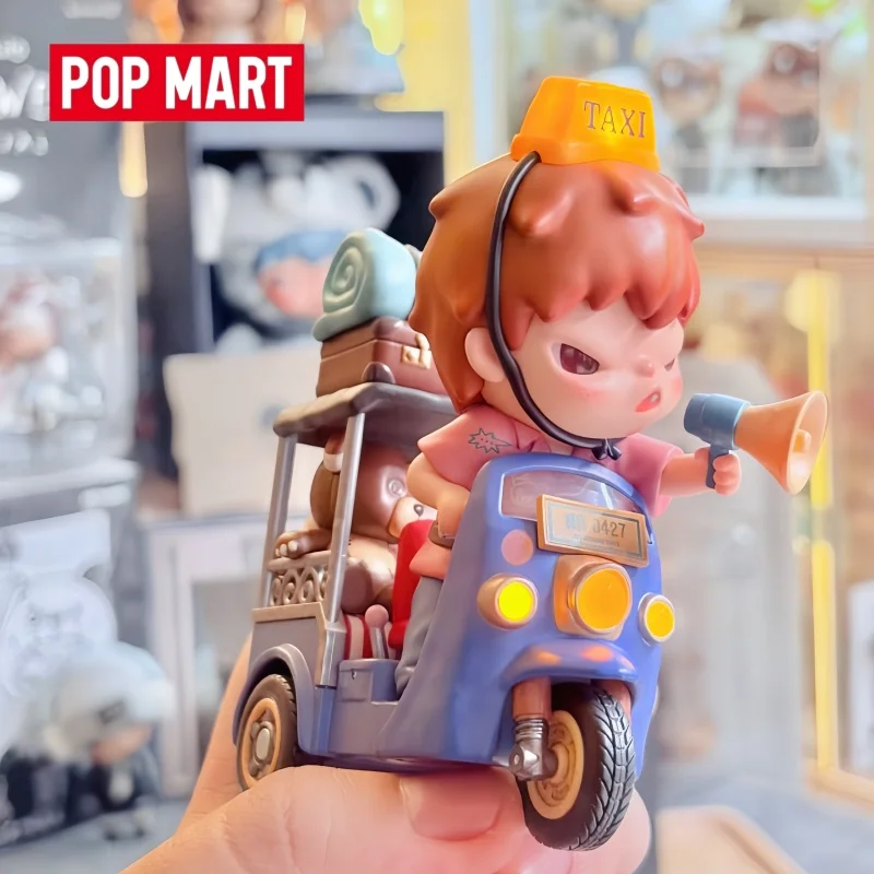 

Хит продаж: Оригинальная фигурка Hirono Tuk Tuk от Popmart, серия Blind Box, ручная работа, лимитированная серия, украшение для рабочего стола, подарки.