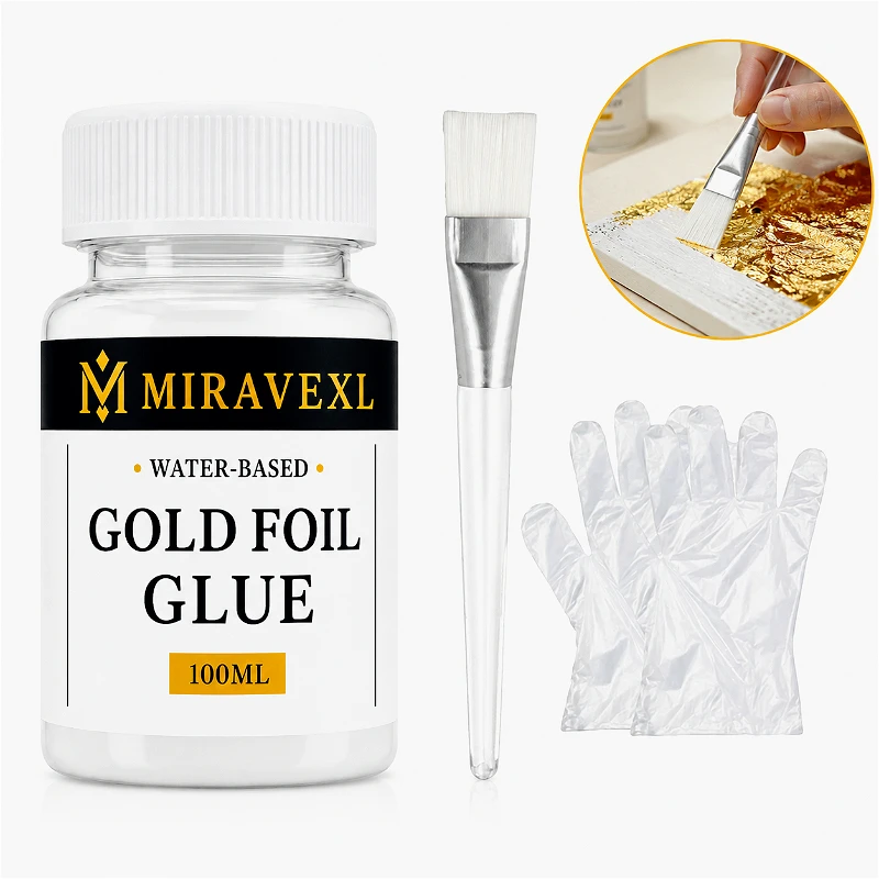 Art Craft Event - 50/100ml Water Based Gold Foil Glue