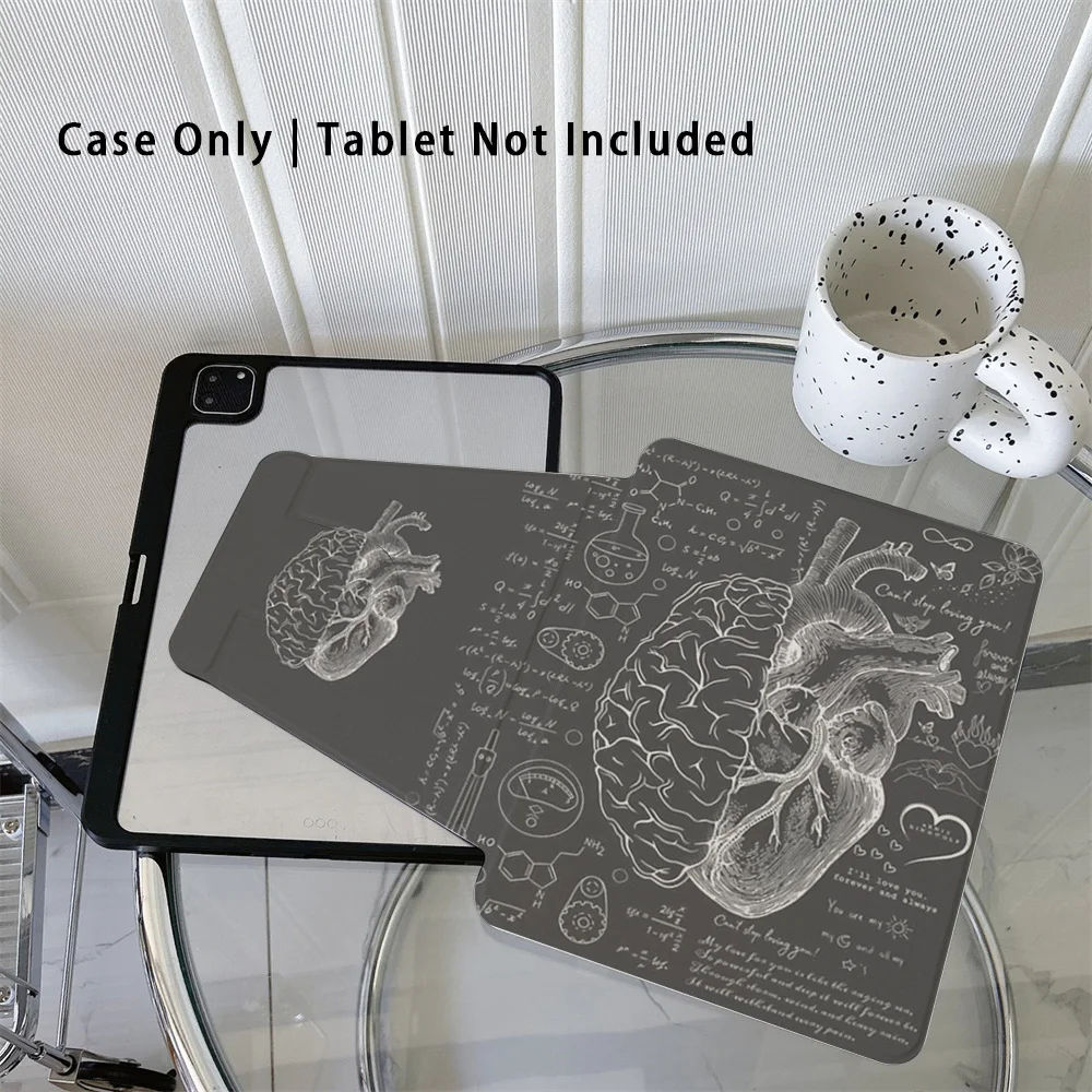 

360 ° Вращающийся складной чехол для легкой защиты вашей подушечки: совместим с iPad Air 6, Air 5,4,10,2024, air m3/a16 2025