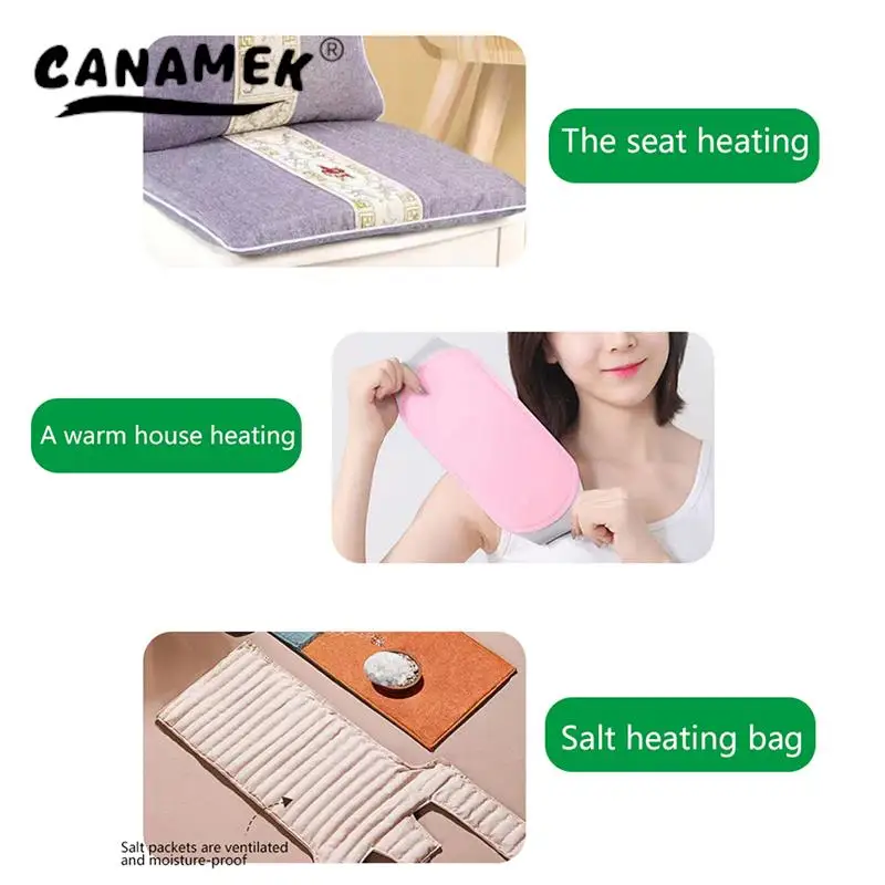 1Pc Cervical Vertebra Pillow Heating Pad USB Heating Wire Heating Mat 5V Electric Heating Element Non-Woven Film Heater Pad