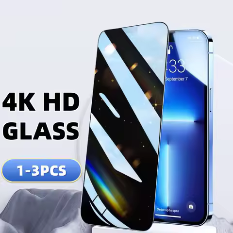 1-3PCS 4K HD Screen Protector glass for iphone 13 14 15 16 11 12 Pro Max Plus Tempered Glass for iphone X XS Max XR 13 mini FILM