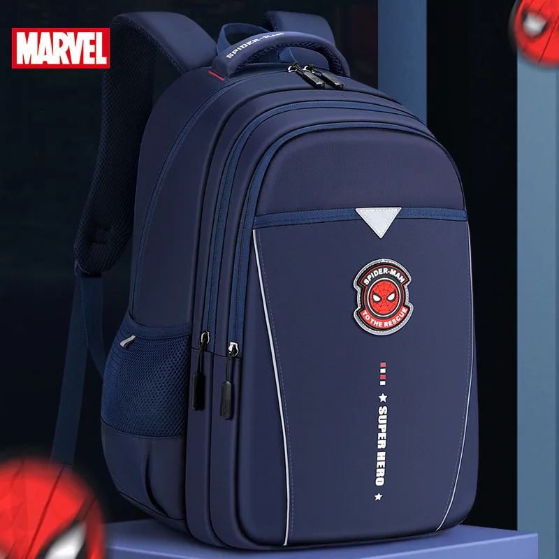 Disney New School Bags For Boys Grade 3-6 Primary Student Shoulder Orthopedic Backpack Spider Man Captain America Mochilas