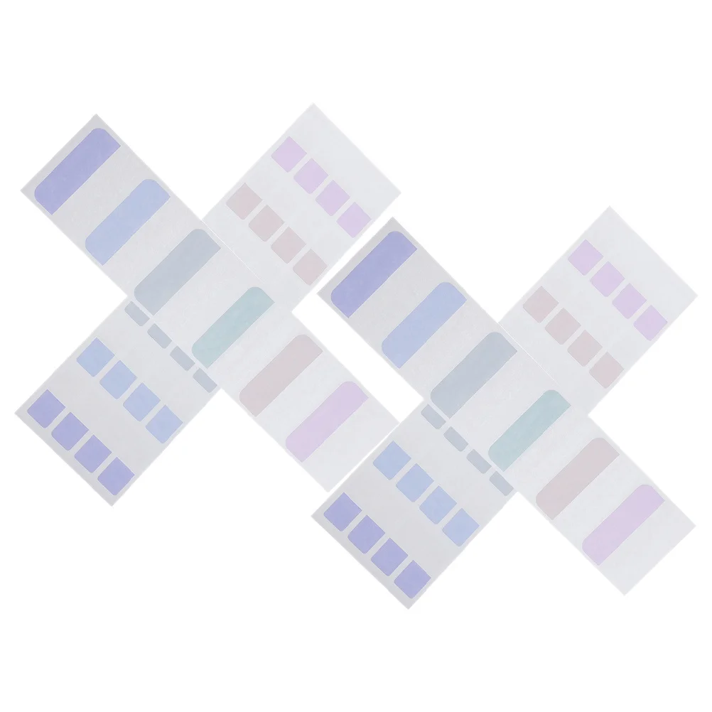 

600Pcs Sticky Page Markers Colored Tabs PVC Self Adhesive for Study Reading Notes Highlights Portable Organizing School