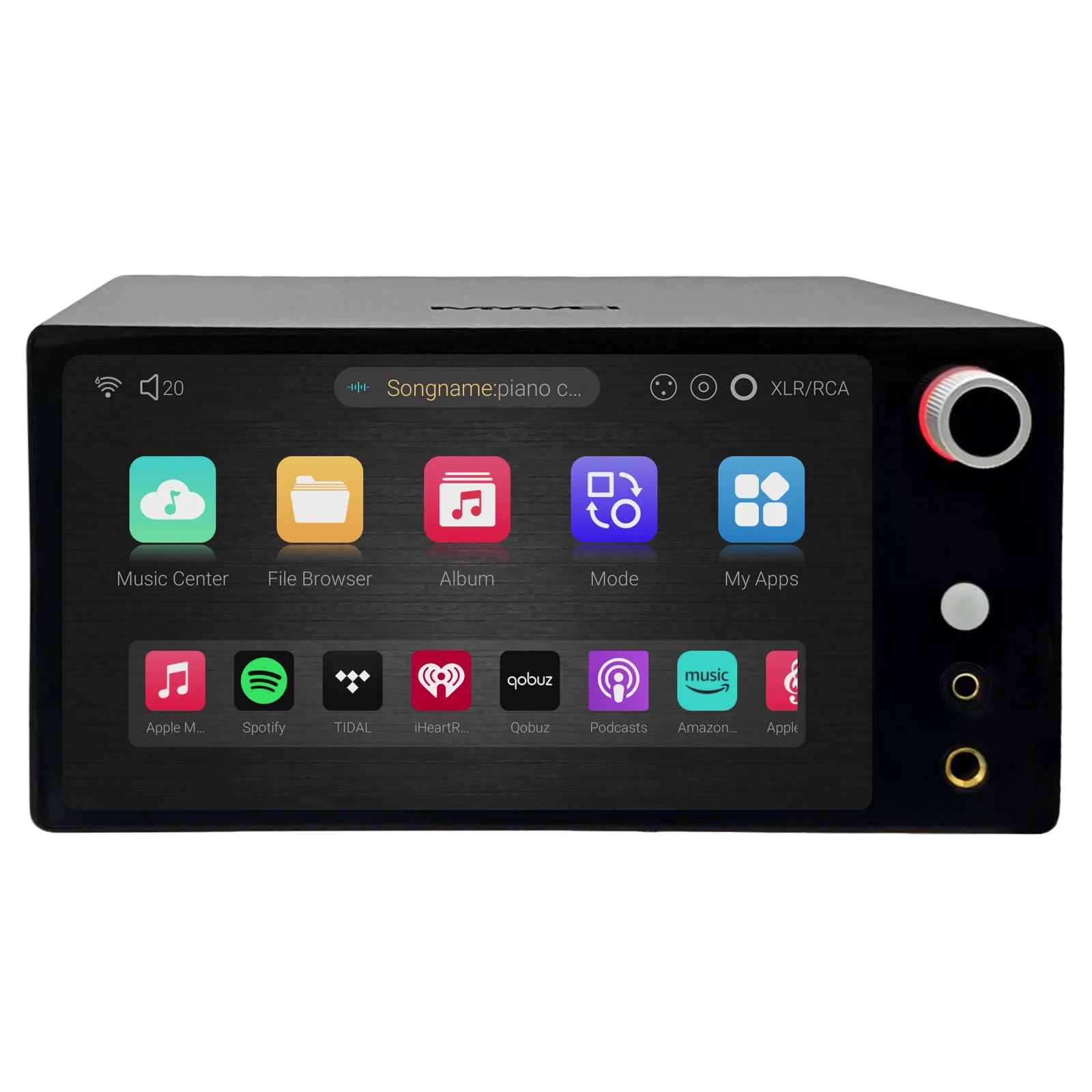 

2026 Eweat 8 Inch Full HD DMP25 Music Player Android 14 USB High Definition HDD Players